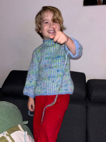 Paloma sweater junior strikkekit- med gratis opskrift