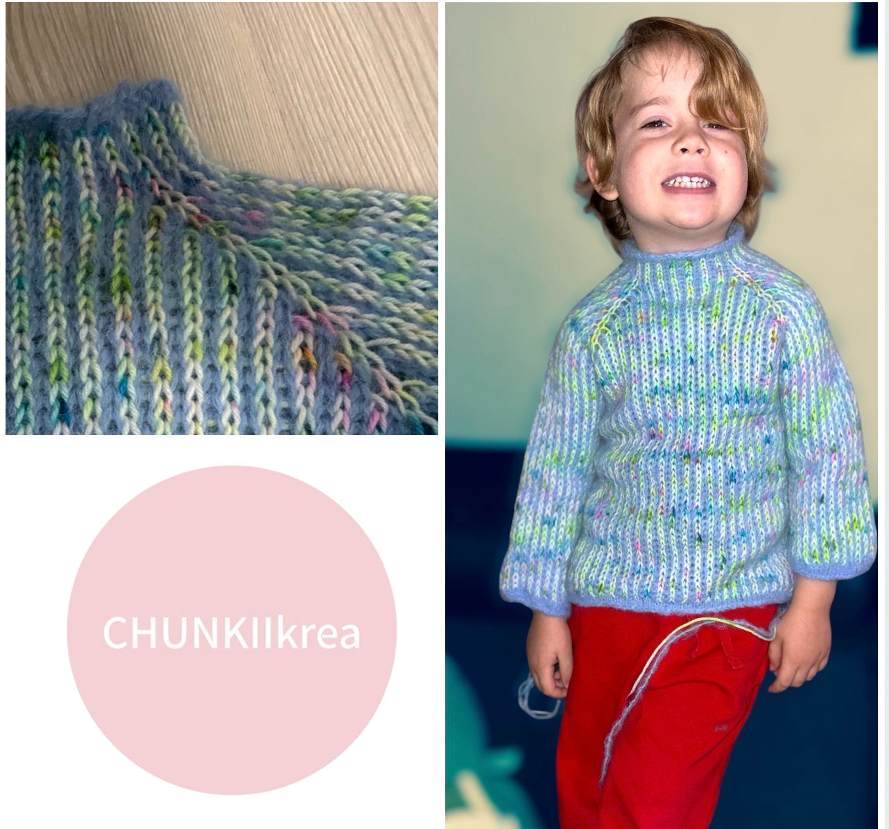Paloma sweater junior strikkekit- med gratis opskrift