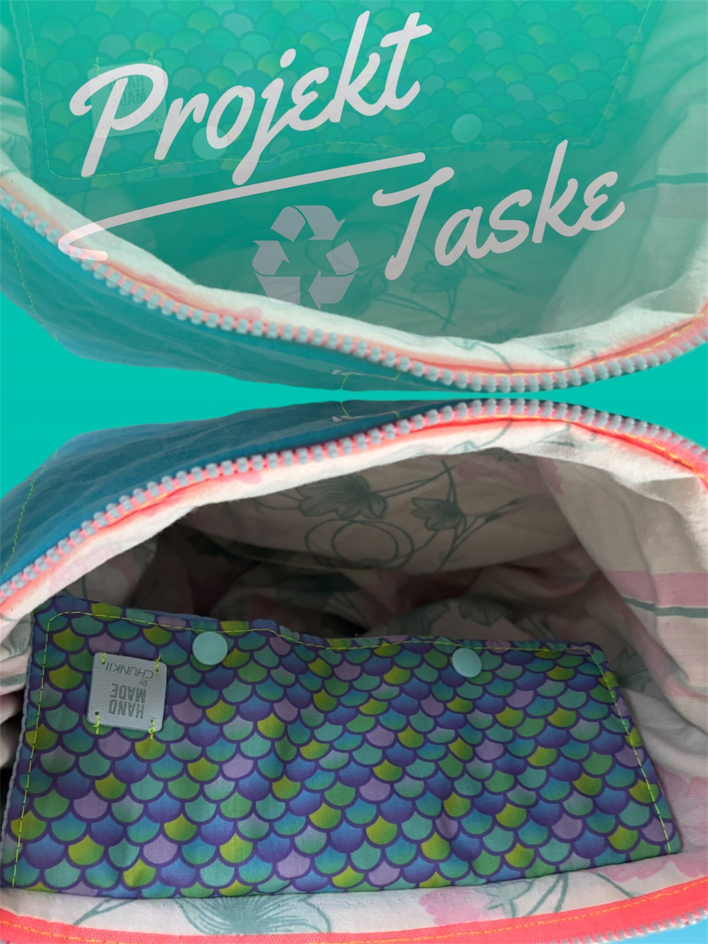 Projekttaske, upcycled